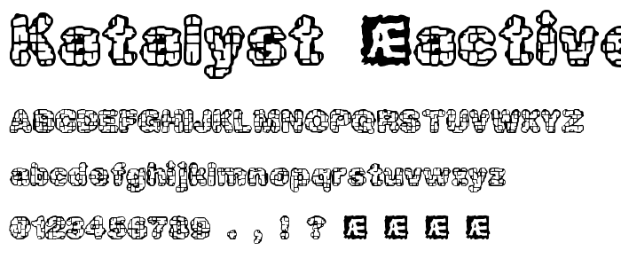 Katalyst [active] (BRK) font